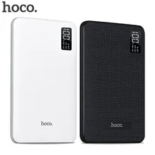 HOCO Power bank 30000mAh Portable PowerBank Phone quick Charge USB Output External Batteries Pack Digital Display Mobile Charger