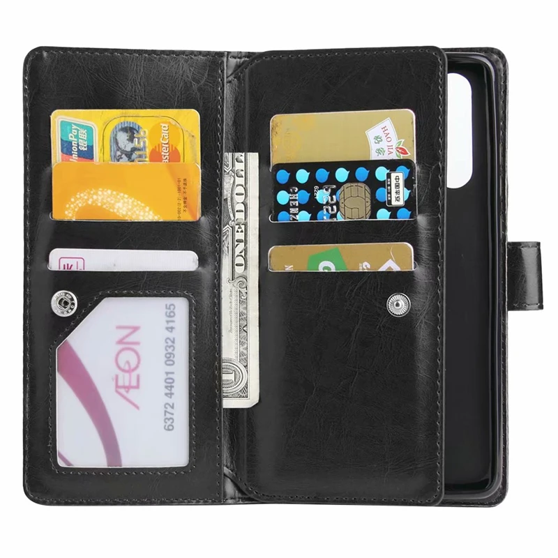 Для samsung (J3 J4 J6 J7 J8 A8 A6 Plus A9 A7 A750) 2018 многофункциональный кожаный бумажник с 9