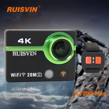 RUISVIN AT300 плюс экшн-камера Full HD спортивная DV камера на шлем 4K WiFi DVR видеокамера 30 м Дайвинг Go Водонепроницаемая профессиональная спортивная камера