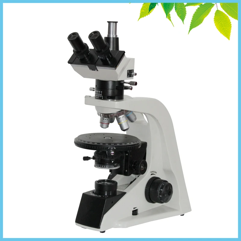 40X 630X Trinocular Polarizing Geological Metallurgical Microscope for