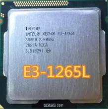 Processador cpu intel xeon E3-1265L 2.4 ghz 45 w lga1155 e3 1265l e3-1265L para hp microserver gen8 melhor do que E3-1260L