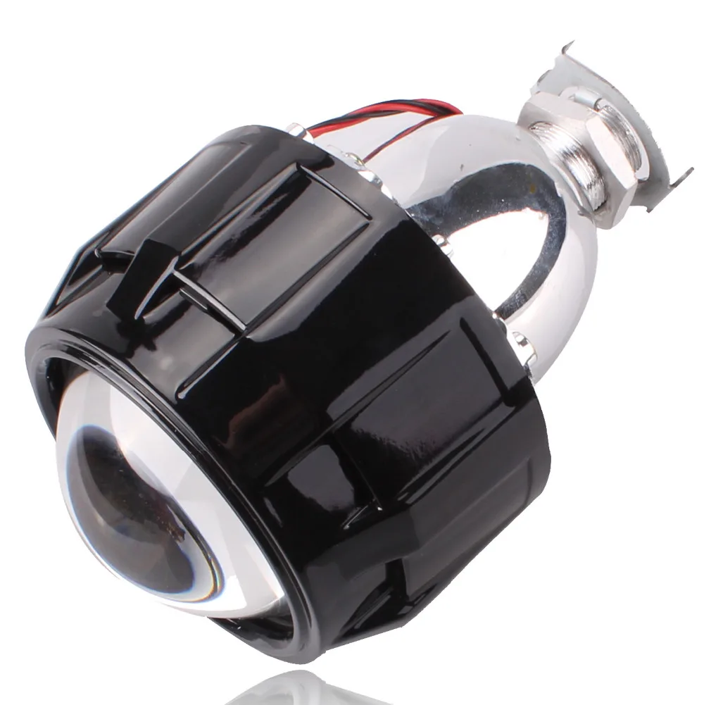 1x обновление металлический 2," мини-проектор лидер комплект HID для леворульных автомобилей линзы фар-прожекторов H1 H4 H7 лампы стайлинга автомобилей