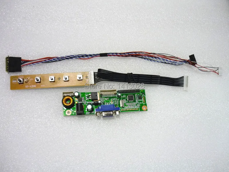 15 6 дюймов 1366x768 ноутбука ЖК дисплей Экран DIY монитор плата контроллера комплект