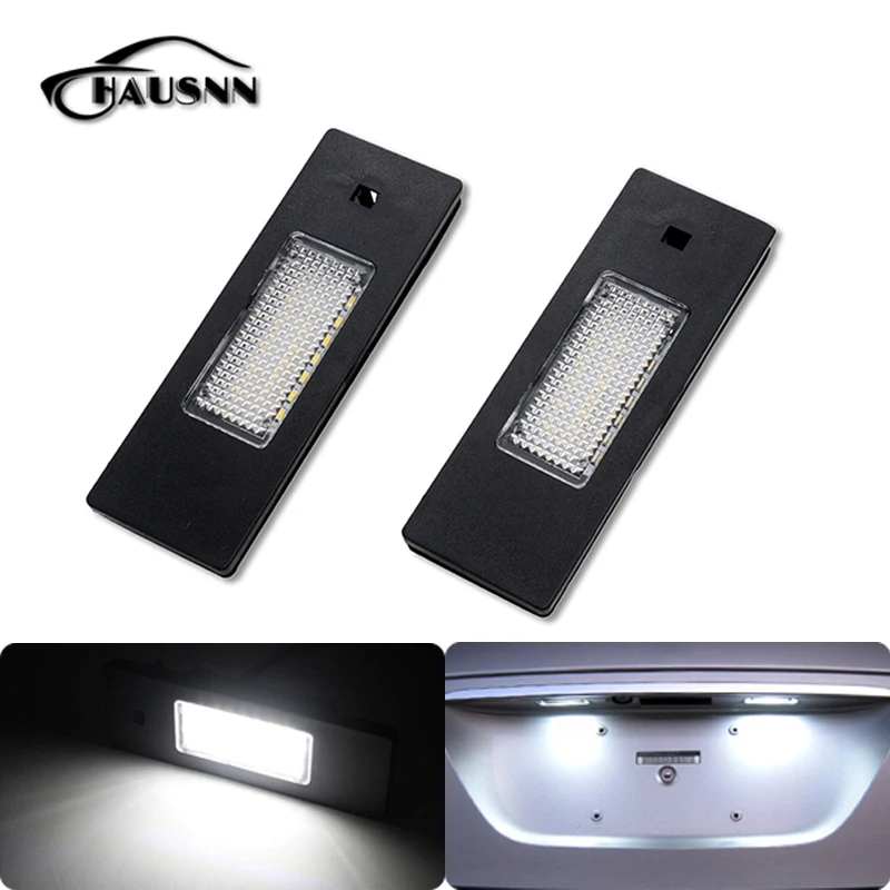 

2Pcs/Set LED License Plate Light Error Free for BMW E87 E81 E63 E64 E85 E86 F12 F13 Z4 12V Xenon White Lamp Canbus Bulb Kit