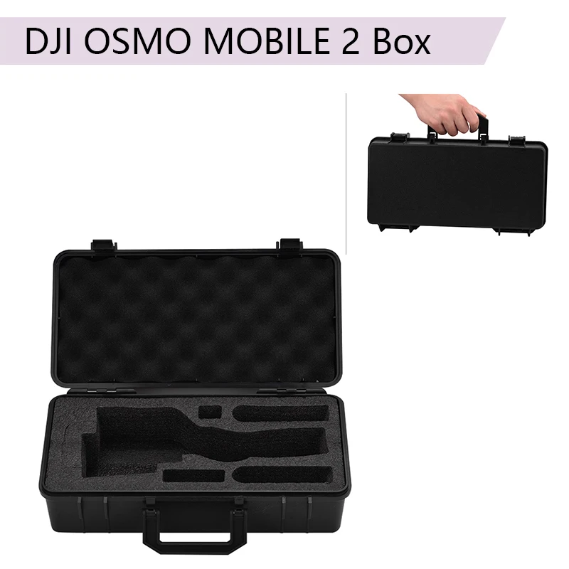 

Durable outdoor Storage Box Waterproof Hard Carrying Case for DJI OSMO mobile 2 Bag handheld gimbal Camera Stabilizer Protector