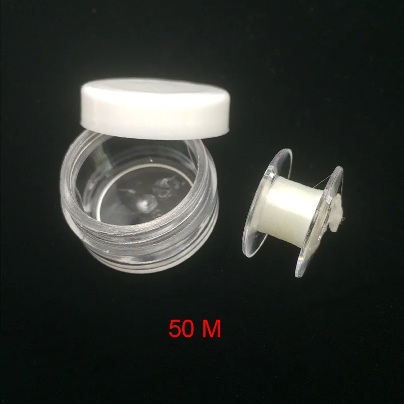 

1pcs 50 meter High quality white Spool Of Invisible Thread Magic Tricks for professional magicican magie props trucos de magia