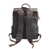 M030 Hot New Multifunction Fashion Men Backpack Vintage Canvas Backpack Leather School Bag Neutral Portable Wearproof Travel Bag ► Photo 3/6