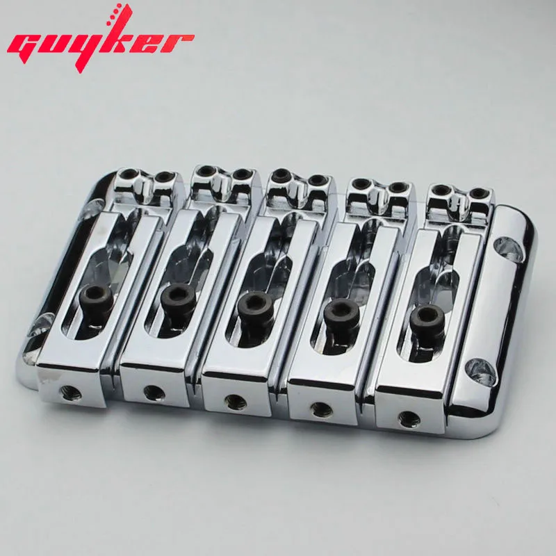 Новый 5 струнный басовый мост Chrome BB265|bass bridge|5 string bass bridgestring |