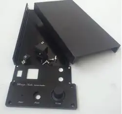 HIFI аудио мир-1506 Полный алюминиевый корпус для усилителя мини защитный корпус Чехол черный/серебристый