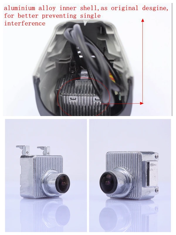 For Audi S4 S7 S8 A1 A3 A4 A5 A6 A7 Q3 Q5 Car Video Recorder WDR NT96655 G-sensor HDMI With Humidity Sensor And Aluminium Alloy 