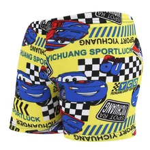 Новое Детское платье с героями мультфильмов Плавание ming Мужские Шорты для купания для мальчиков с рисунком автомобиля, со стилизованным изображением рыбки Плавание Мужские Шорты для купания для девочек детская пляжная одежда летние для Серфинга плавки