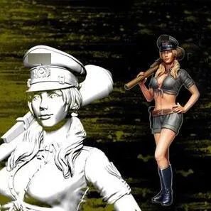 

1/35 Resin Kits Tank Girl Not assembled Uncolored