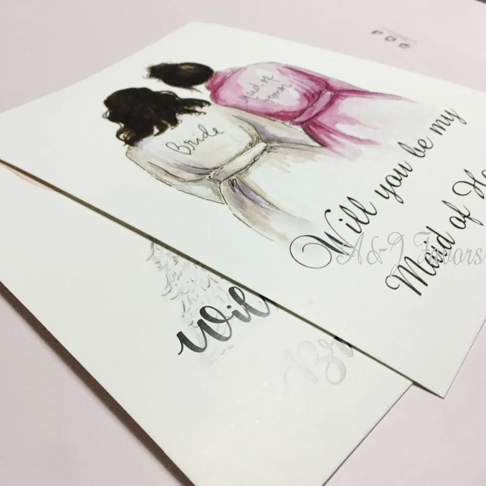 5 штук в партии индивидуальный заказ вы будете подружкой невесты подругой