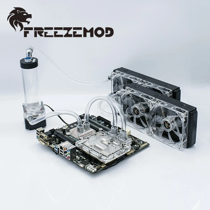 FREEZEMOD computer water cooling system Set basic set 3 for soft pipe