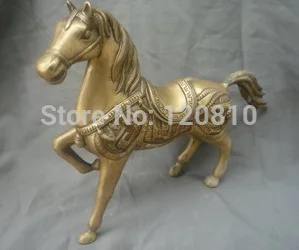 

Free Shipping elegant Old Qing Dynasty copper carving-- horse statue /sculpture, best collection