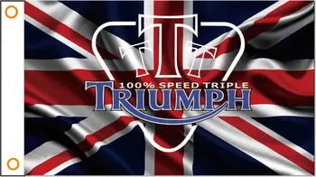 

custom flag Motorcycle banner TRIUMPH Motorcycle flag 3x5ft Polyester 02