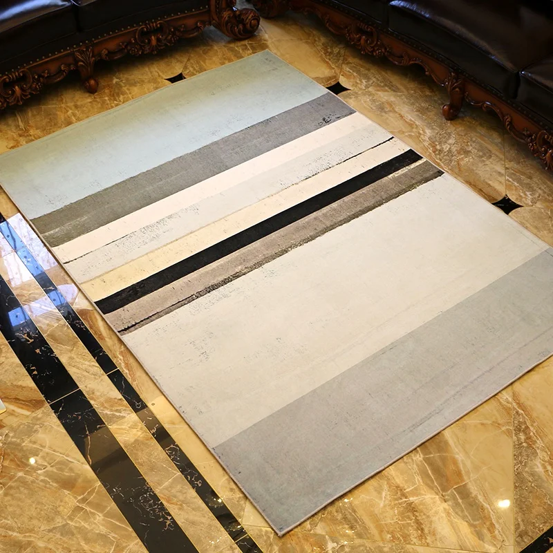 

WINLIFE Modern Simple Style Carpets Abstract Pattern RugsLiving Room/Bedroom Mats Colorful Tea Table Carpets Washable Carpets