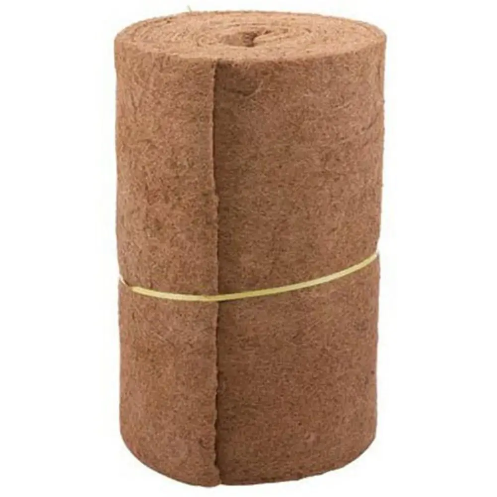 AUGKUN Coco Liner Bulk Roll With 24inch Width And 33inch Length For Wall Hanging Baskets Suitable For Home Garden Wedding Decor