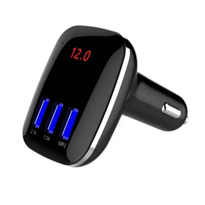 ЖК MP3-плеер радио fm-передатчик беспроводной Bluetooth двойной USB Автомобильное зарядное устройство комплект M8617