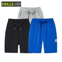 Pioneer kids/Новинка; летние шорты; повседневные шорты с буквенным принтом для мальчиков; мягкие хлопковые Стрейчевые детские шорты; Детские шорты; BDK810036