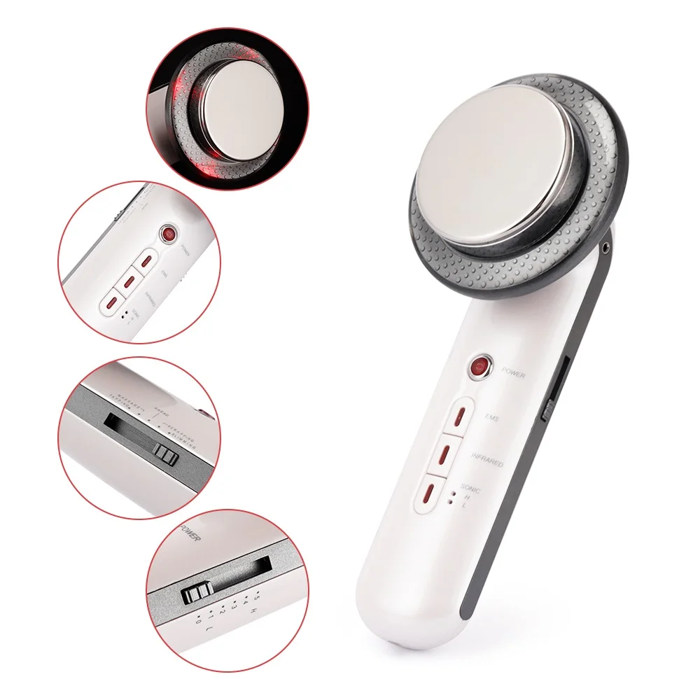 Perda de Peso Queimador de Gordura Ultra-som Cavitação Rosto Corpo Emagrecimento Massageador Lipo Máquina Terapia Ultra-sônica Infravermelho Galvânico Ems 12 Cheap Utensílios de cuidado facial