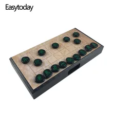 Easytoday Magnetic Chinese Chess Games Set Folding Chess Board Plastic Chess Pieces High Quality Play Entertainment Gift