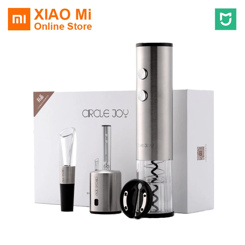 4в1 Xiaomi Mijia Circle Joy автоматический открывалка для бутылок красного вина круглая