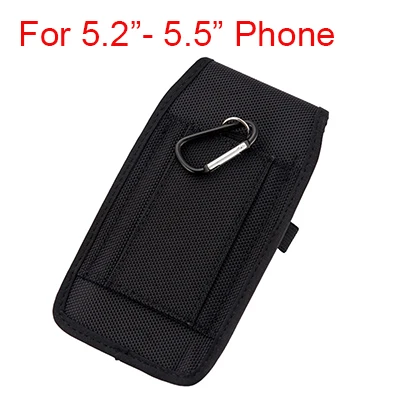 Поясная сумка для мобильного телефона 5,2-6,3 дюймов для iphone для samsung для xiaomi huawei Hook Loop кобура Сумка ремень чехол в виде поясной сумки чехол
