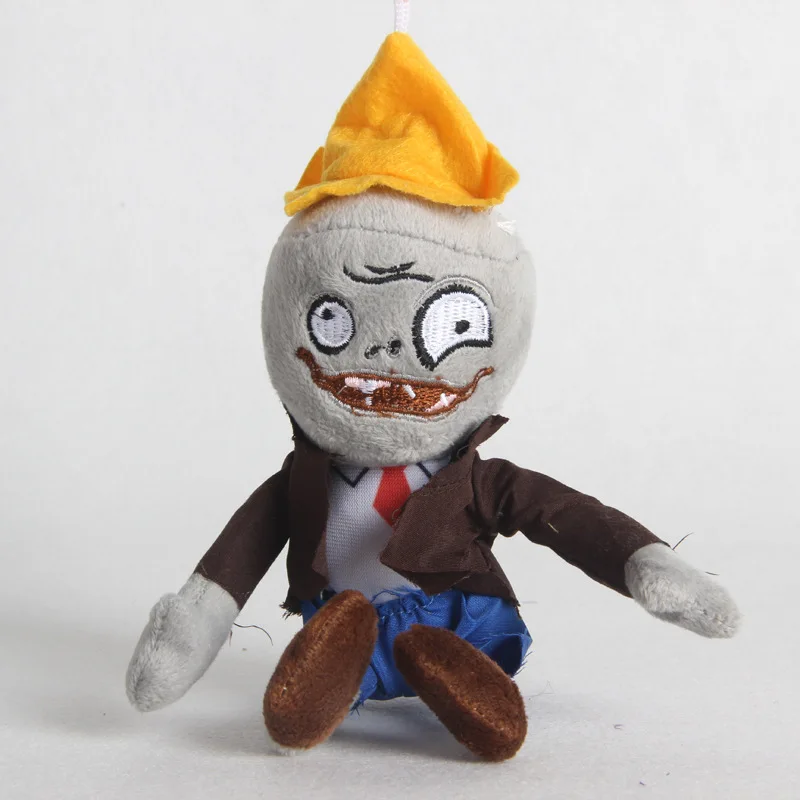 Household Toys Plants vs Zombies Plush 18cm PVZ Hats Pirate Duck Zombies Plush Pendant Toy Soft Stuffed Toys Doll for Kids Children Gifts 1pcs