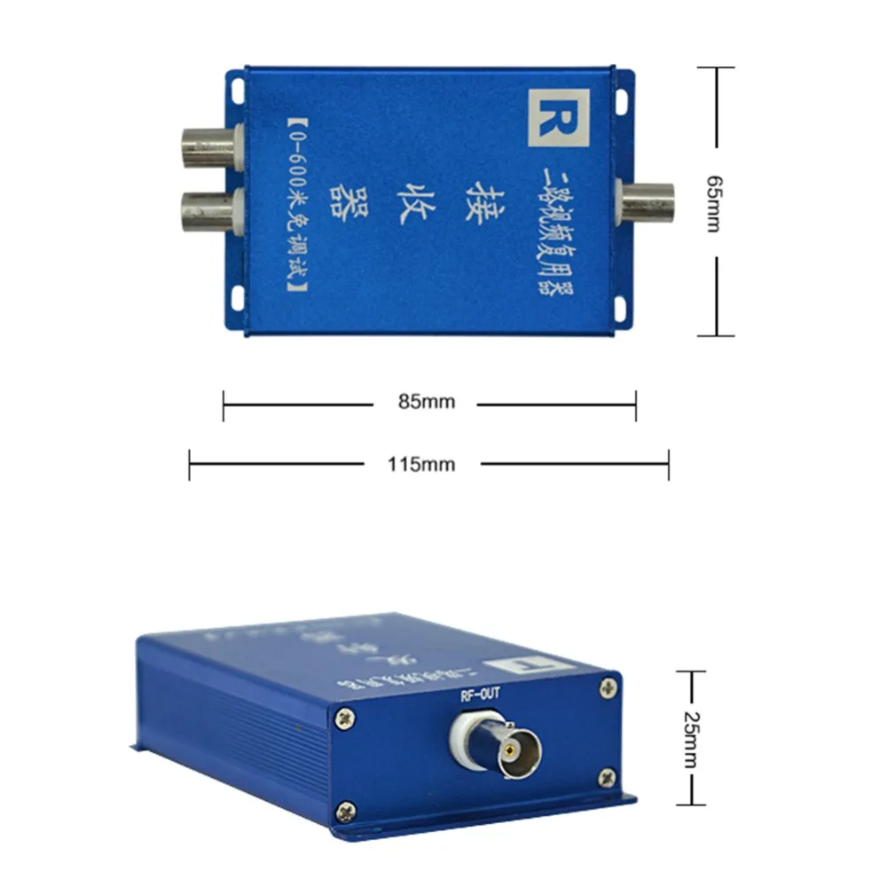 Cctv камера 2ch коаксиальный кабель видео сигнал мультиплексор адаптер видео конвертер/передача невосприимчивость с передачей сигнала