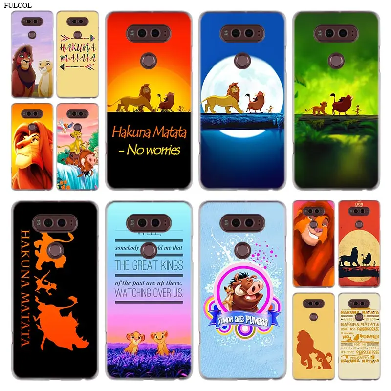 

Lion King Phone Case For LG G6 Cover For LG G6 G600 Q6 K8 K10 2017 K8 K9 K10 2018 V20 V30 G5 G7 G4 G3