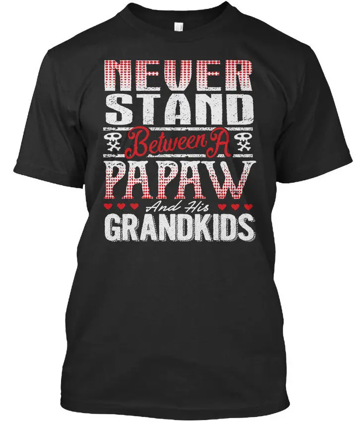 Papaw And His Grandkids/футболка с принтом спереди футболка премиум-класса бесплатная