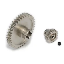17 T Engranaje Del Motor + Engranaje Principal Para 1/18 Wltoys A959 A969 Componentes Actualizados A979 K929 RC Modelo de Coche Eléctrico DEL RC Camión Desierto Off-road