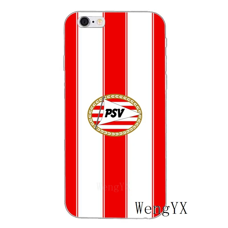 Для iPhone X XR XS Max 8 7 plus 6s 6 plus SE 5S 5c 5 4S 4 iPod Touch чехол psv Eindhoven футбольный логотип мягкий Чехол для телефона - Цвет: PSV-Eindhoven-A-21