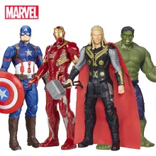 Figurine électronique 12 ''Marvel Avengers Titan Hero série Iron Man Thor Hulk Captain America, effet sonore, jouet cadeau pour enfant