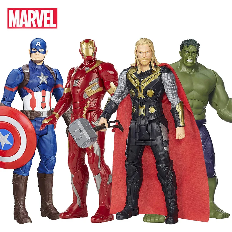 12 ''Marvel Мстители Титан герой серии Железный человек Тор Халк Капитан Америка