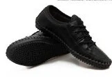 Г. новое поступление, весенне-осенняя мужская модная повседневная обувь на плоской подошве на шнуровке Мужская обувь низкого покроя из натуральной кожи SXQ0603 - Цвет: Черный