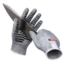 Анти-резные перчатки CE стандартный уровень 5 устойчивые к порезам Нескользящие защитные перчатки многофункциональные для работы дома профессиональные