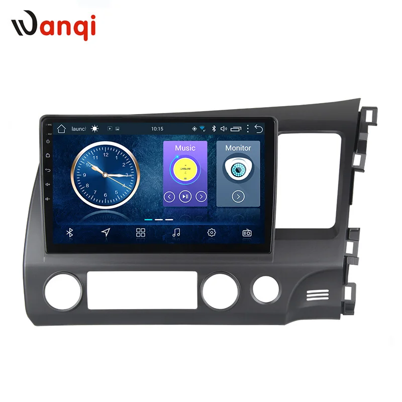 Top 10.1 inch Android 8.1 Car GPS Navigation For RHD Honda civic 2004-2011 right hand Support Stereo Audio Radio Video Bluetooth 2