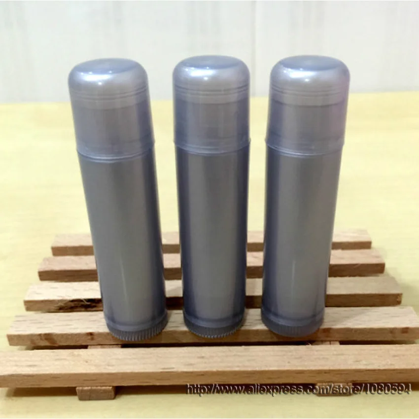 5g gray color lip balm tube or lip stick tubein Refillable Bottles