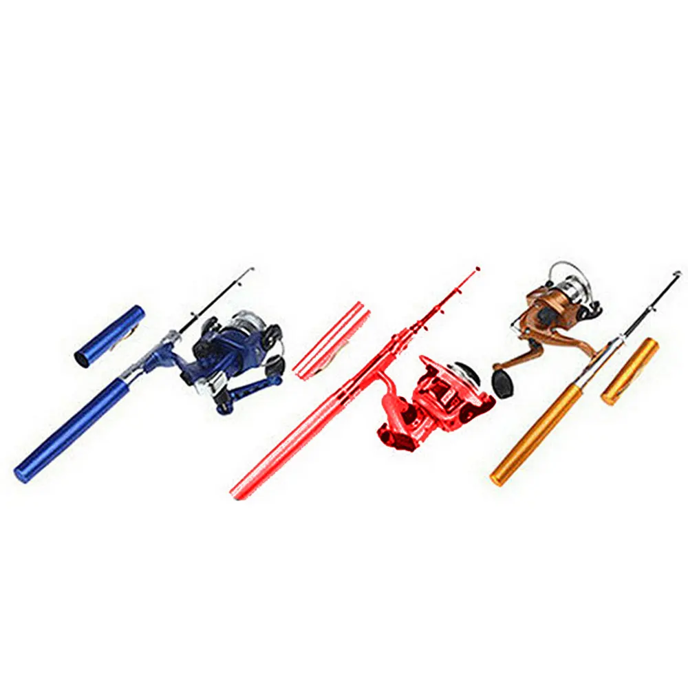 الكربون البسيطة القلم السمك قضيب كومبو الصيد قضيب قضيب تليسكوبي قصبة صيد خشبية دائم