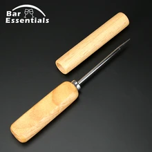 304 нержавеющая сталь ледоколы с деревянной ручкой Коктейльная дробилка для льда металлические палочки бар долото бытовые кухонные барные инструменты