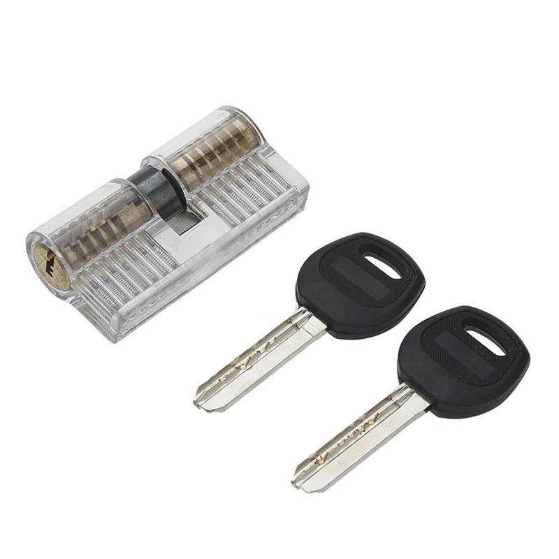 

7 Pcs Transparent Locks Padlock Visible Cutaway Full Kit For Players Practice Dropshipping