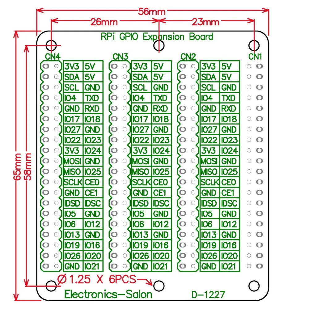 Электроника салон RPi GPIO Плата расширения модуля для Raspberry Pi 3/2 Модель B +
