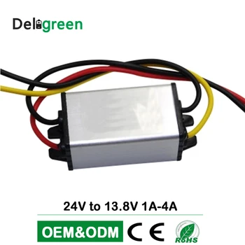 

DC DC Step up Converter 24V to 13.8V 1A 2A 3A 4A 8A 10A 15A 20A 25A 30A 40A 50A 60A wide input Regulator Car