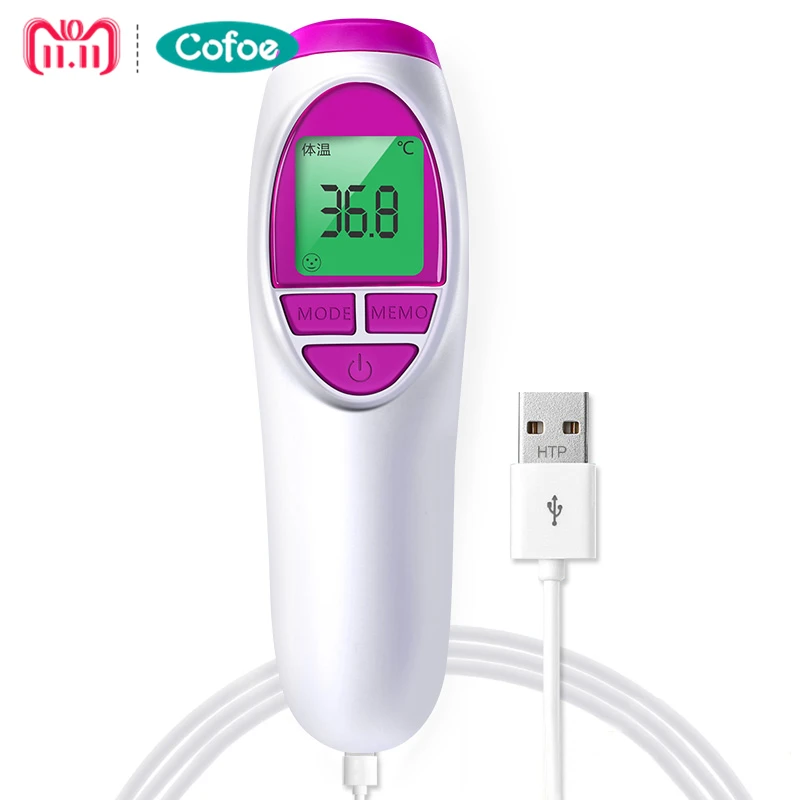 

Cofoe Non-contact Infrared Thermometer Baby Adult Forehead USB Charging Digital Temperature Cold and Fever Test Device