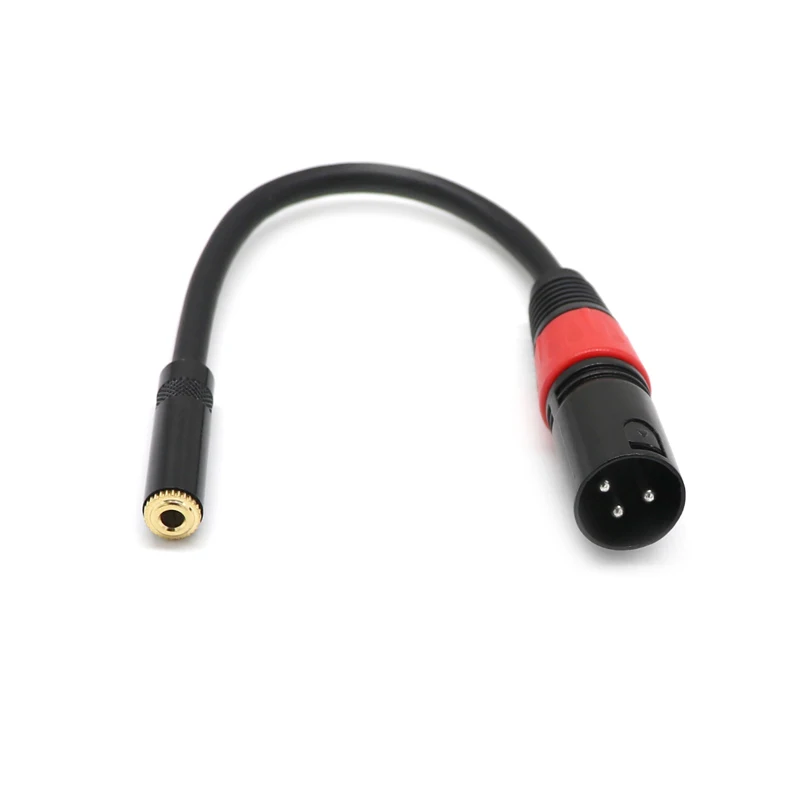 

Stereo Microphone Adapter Cord Mini Phone Male Jack to 3.5 Female Stereo Cable for Camcorder JFlyer