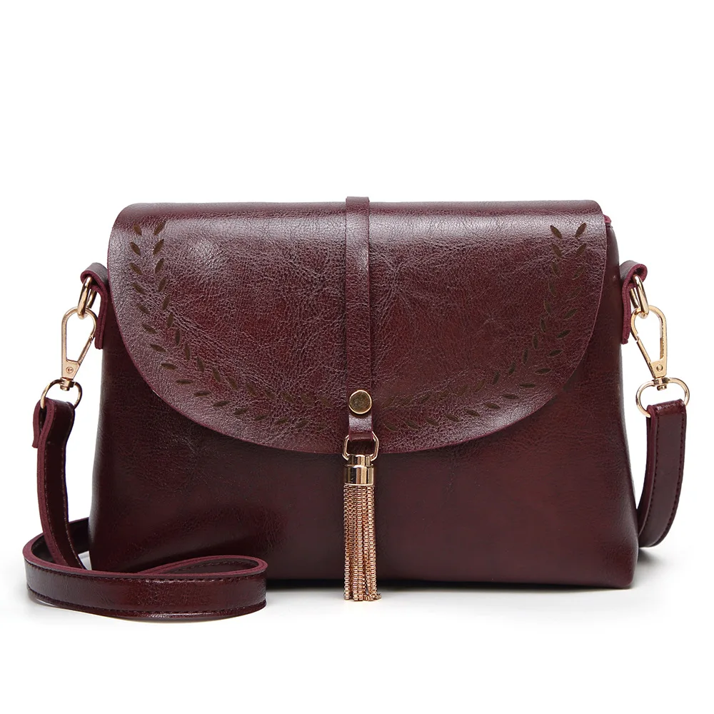 Il Di Scava Partito rosso In Borse Modo Nappa La Sacchetto Pelle brown Donne Tendenza Alta Figura Spalla Con cioccolato Nero Foglio Frizione A Fuori Nuovo Qualità Solidi TZrwTq