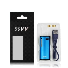 Original Mjtech 5S Vv Mini Vape Mod 650Mah Mechanical Mod Electronic Cigarette For thick Oil And Wax Atomizer Tank Vaporizer