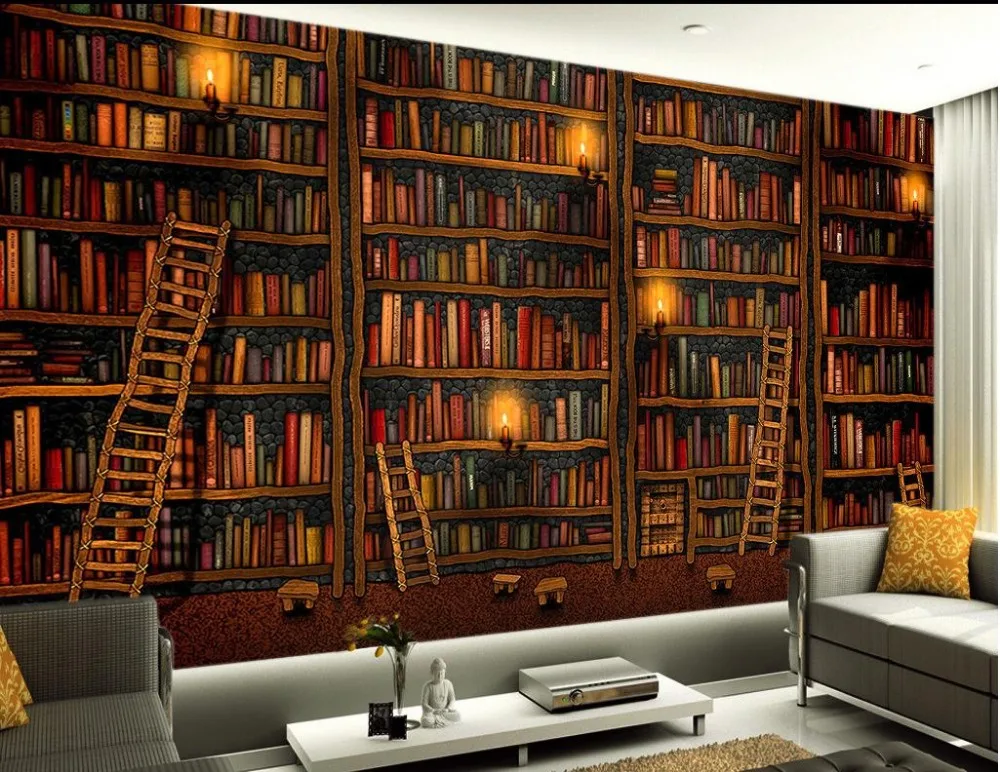3d murais pintura livros de pano de fundo papel de parede papel parede